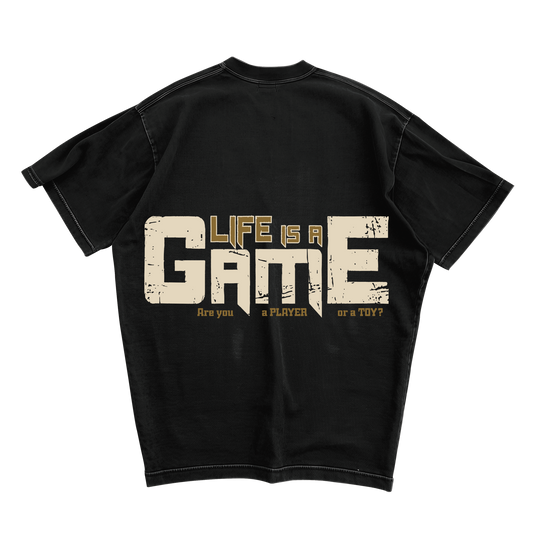 Life Is a Game – Premium Oversized T-Shirt