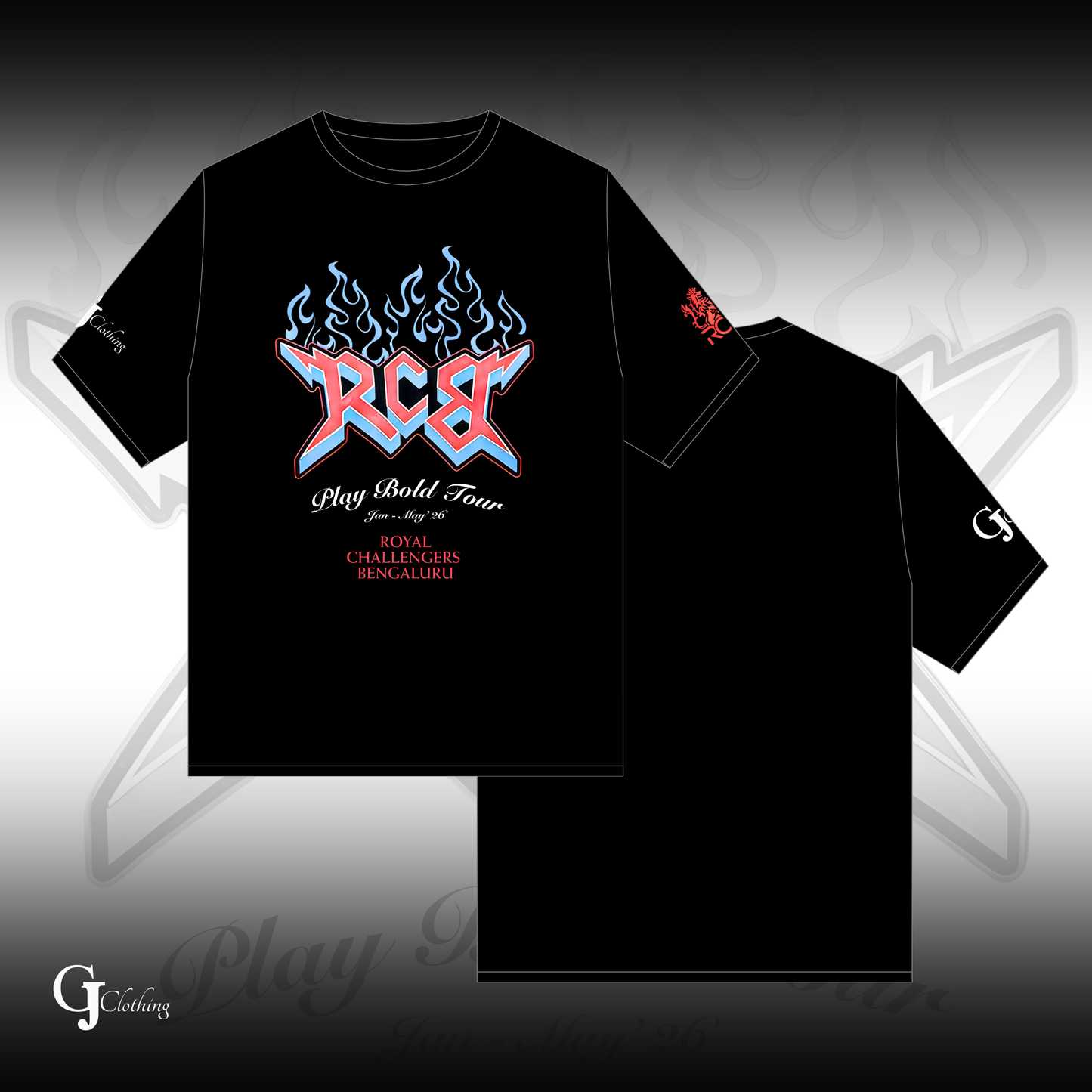 Play Bold Tour — RCB Fan Edition by GJ Clothing