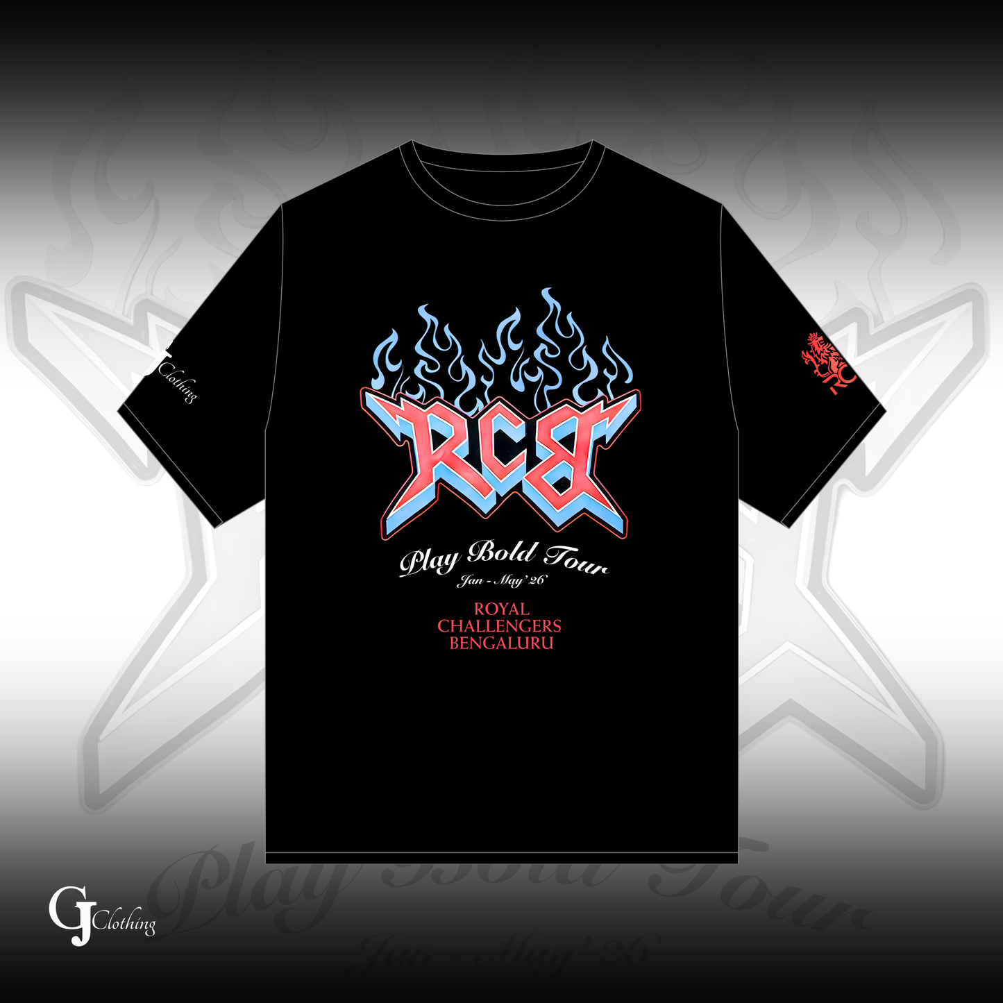 Play Bold Tour — RCB Fan Edition by GJ Clothing